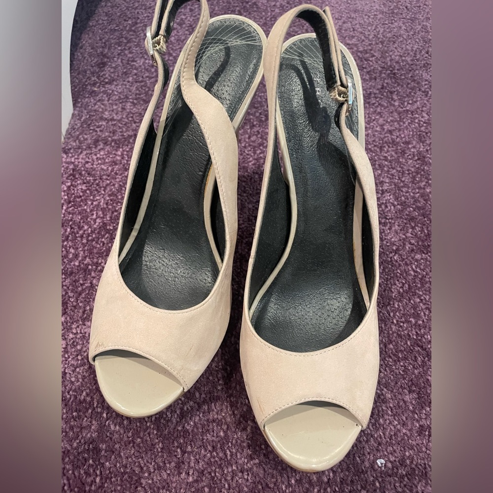 Nude Heels Trouve Size 10